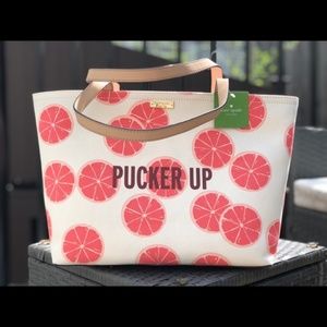 Kate spade pucker up tote
